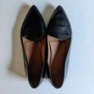 Everlane The Modern Point Flats Loafers Black